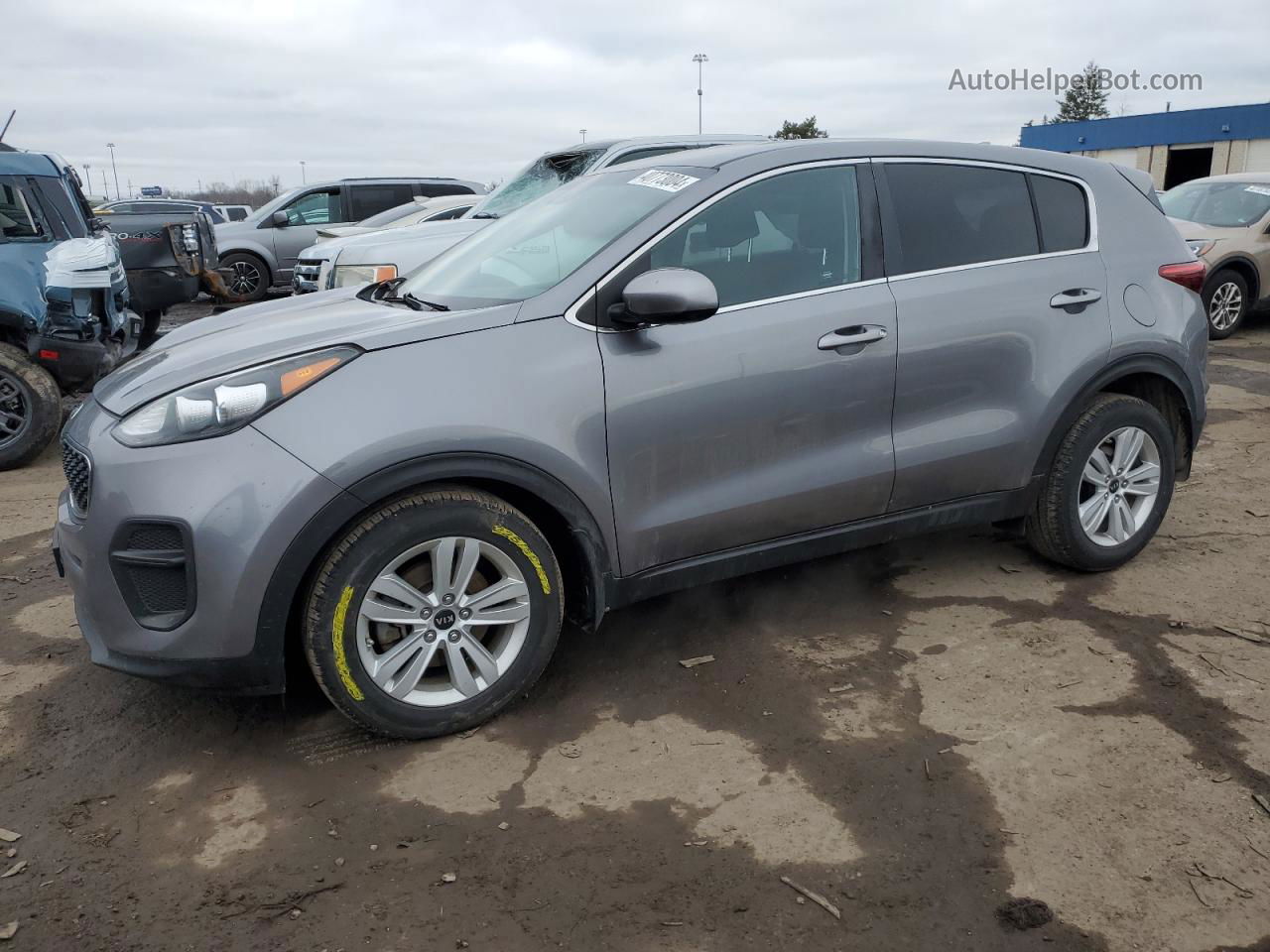 2017 Kia Sportage Lx Серый vin: KNDPM3AC9H7239191