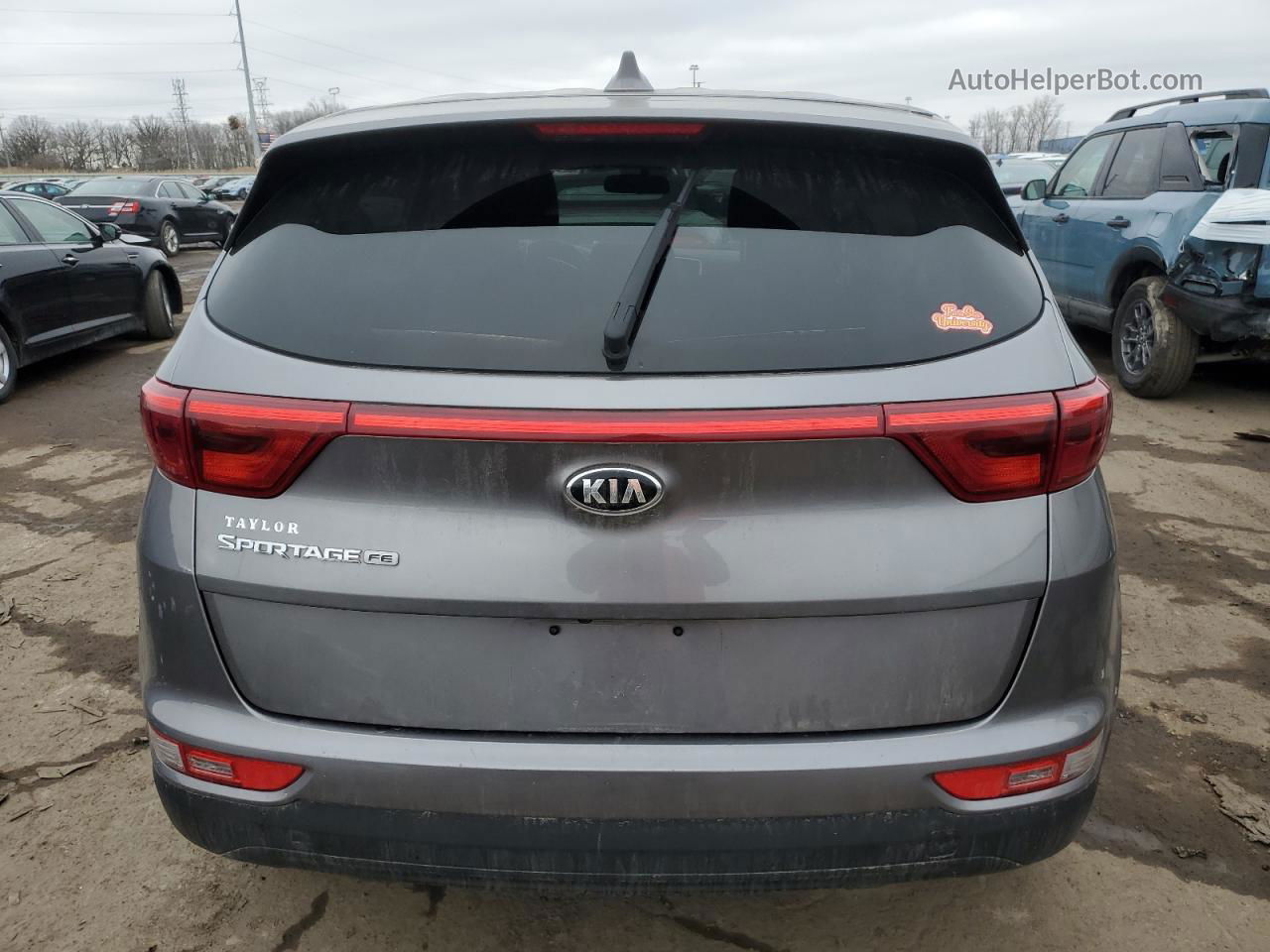 2017 Kia Sportage Lx Серый vin: KNDPM3AC9H7239191