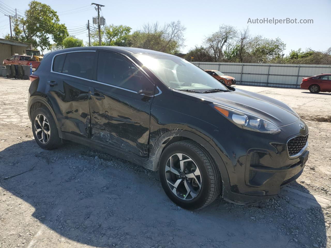 2020 Kia Sportage Lx Black vin: KNDPM3AC9L7734631