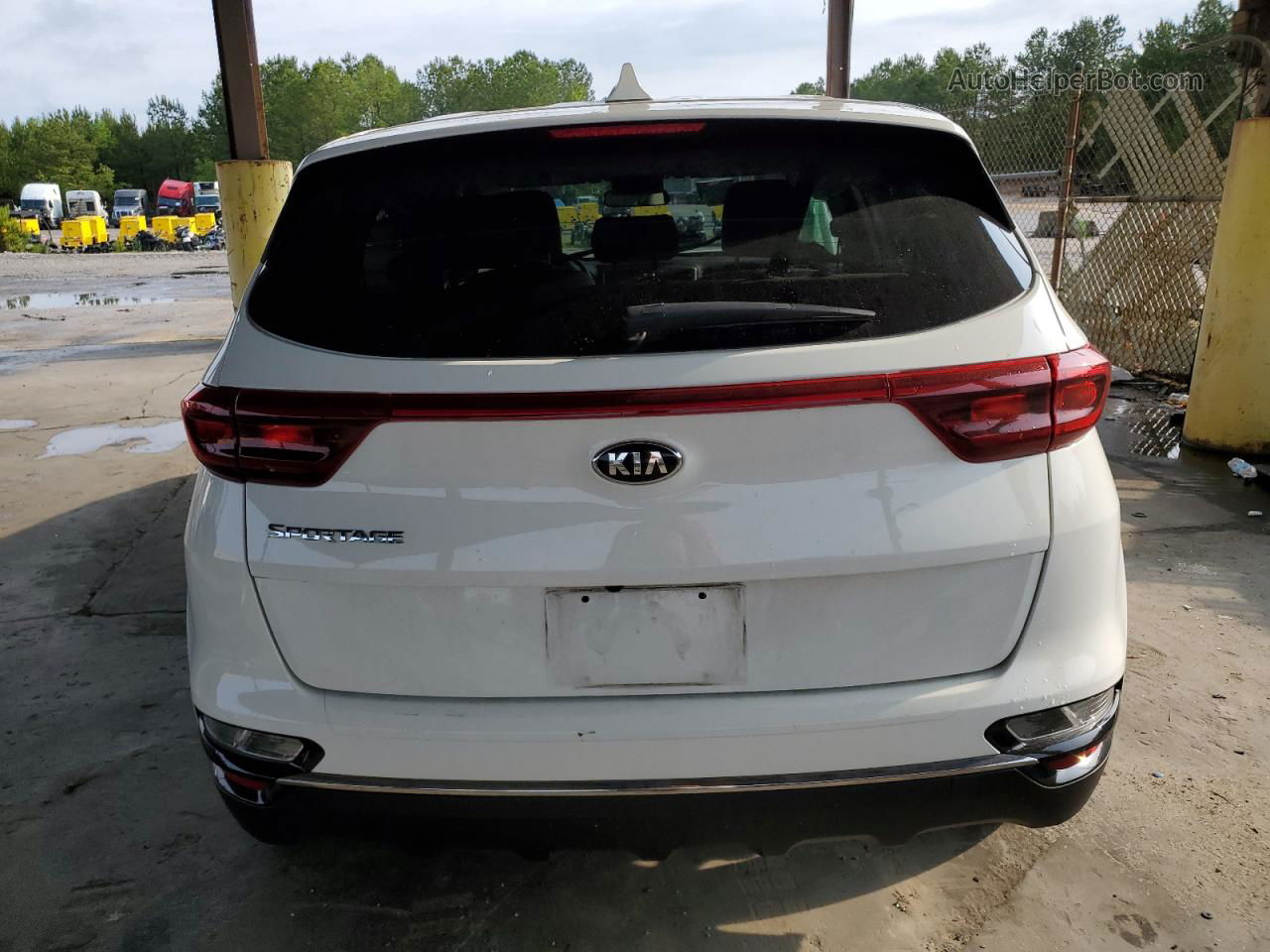 2020 Kia Sportage Lx White vin: KNDPM3AC9L7776362