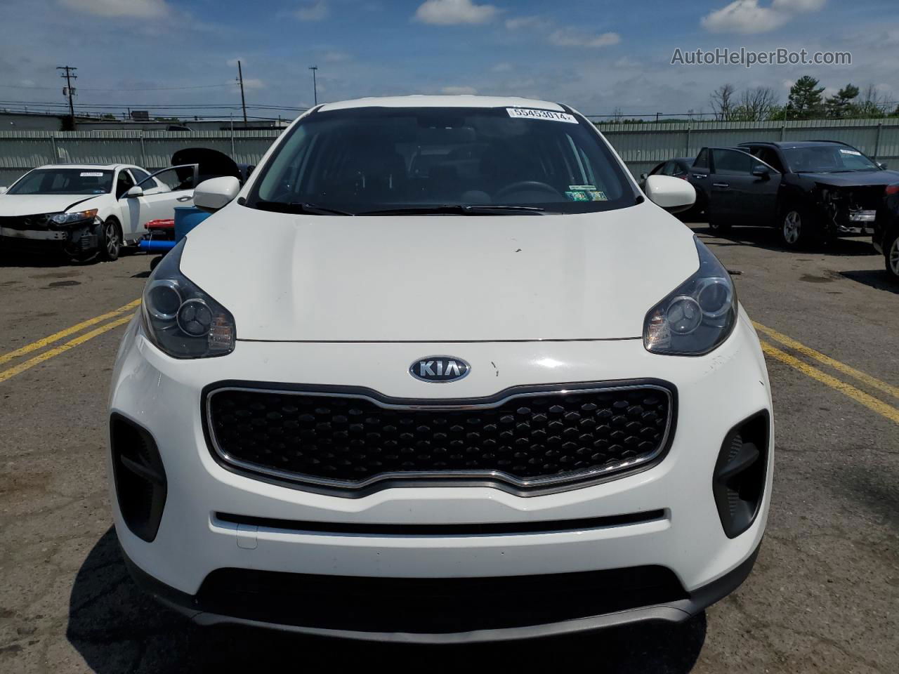 2017 Kia Sportage Lx White vin: KNDPM3ACXH7032065