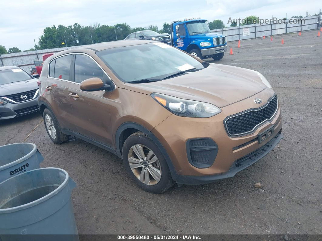 2017 Kia Sportage Lx Коричневый vin: KNDPM3ACXH7077782