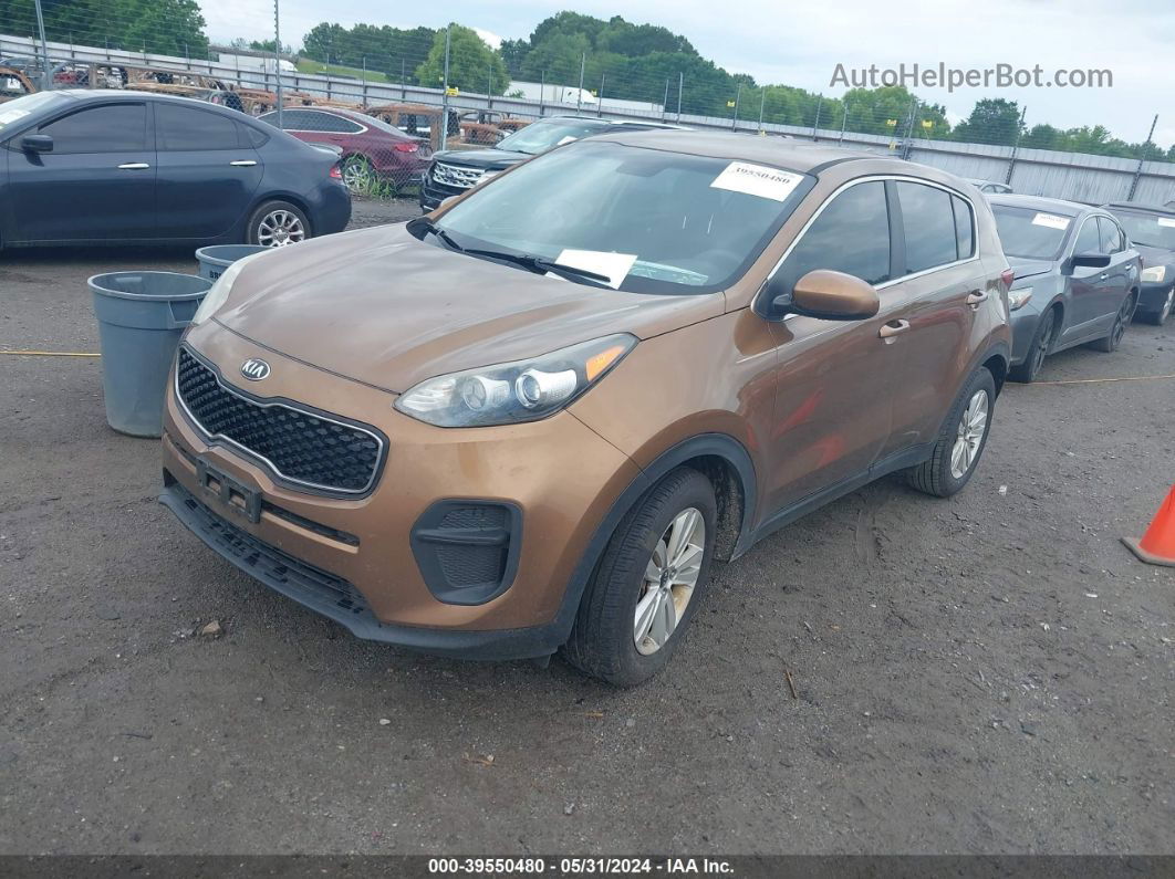 2017 Kia Sportage Lx Коричневый vin: KNDPM3ACXH7077782