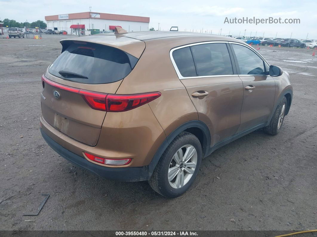 2017 Kia Sportage Lx Коричневый vin: KNDPM3ACXH7077782