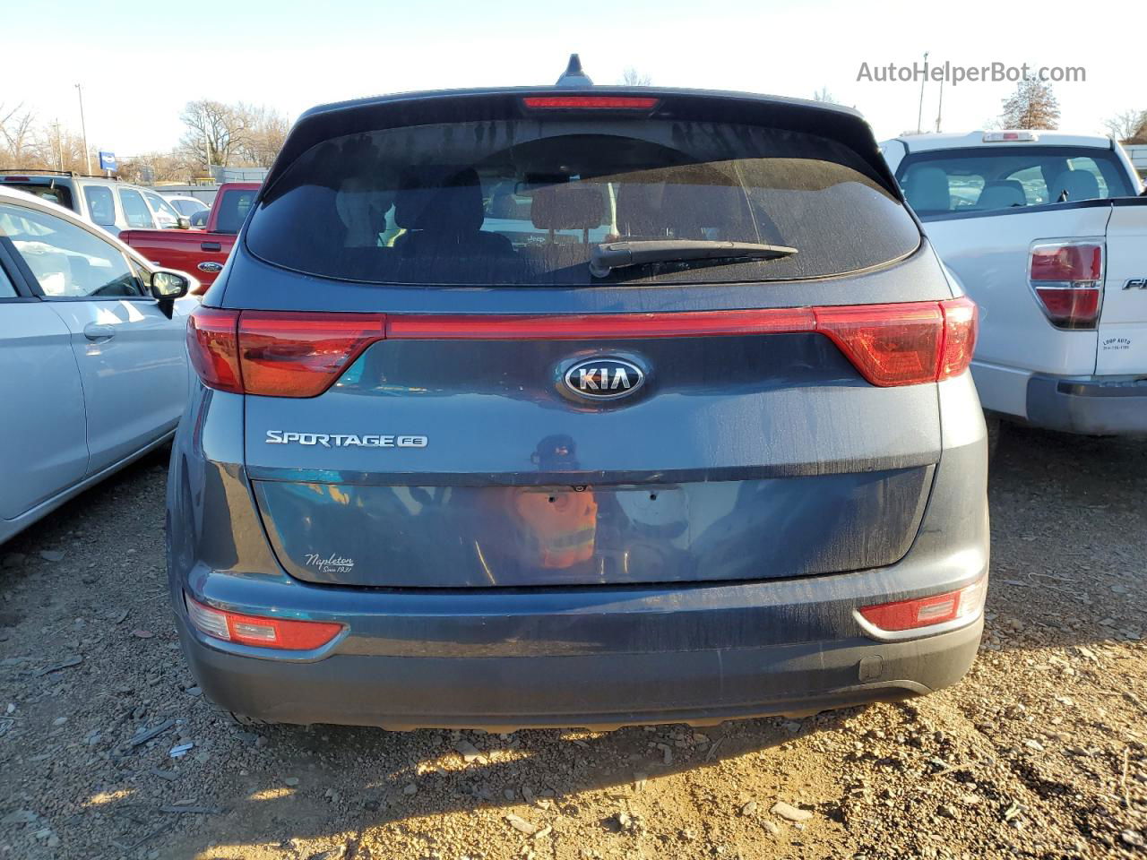 2017 Kia Sportage Lx Синий vin: KNDPM3ACXH7084585