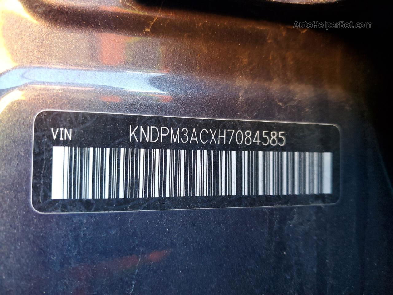 2017 Kia Sportage Lx Синий vin: KNDPM3ACXH7084585