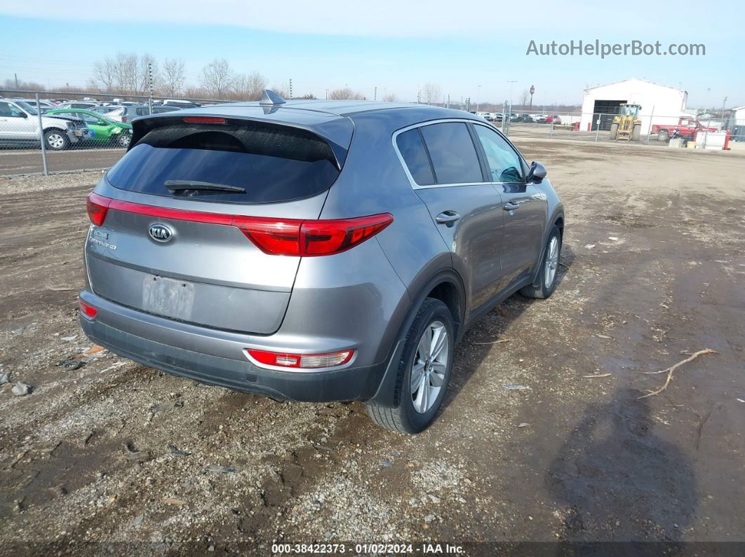 2017 Kia Sportage Lx Gray vin: KNDPM3ACXH7116368