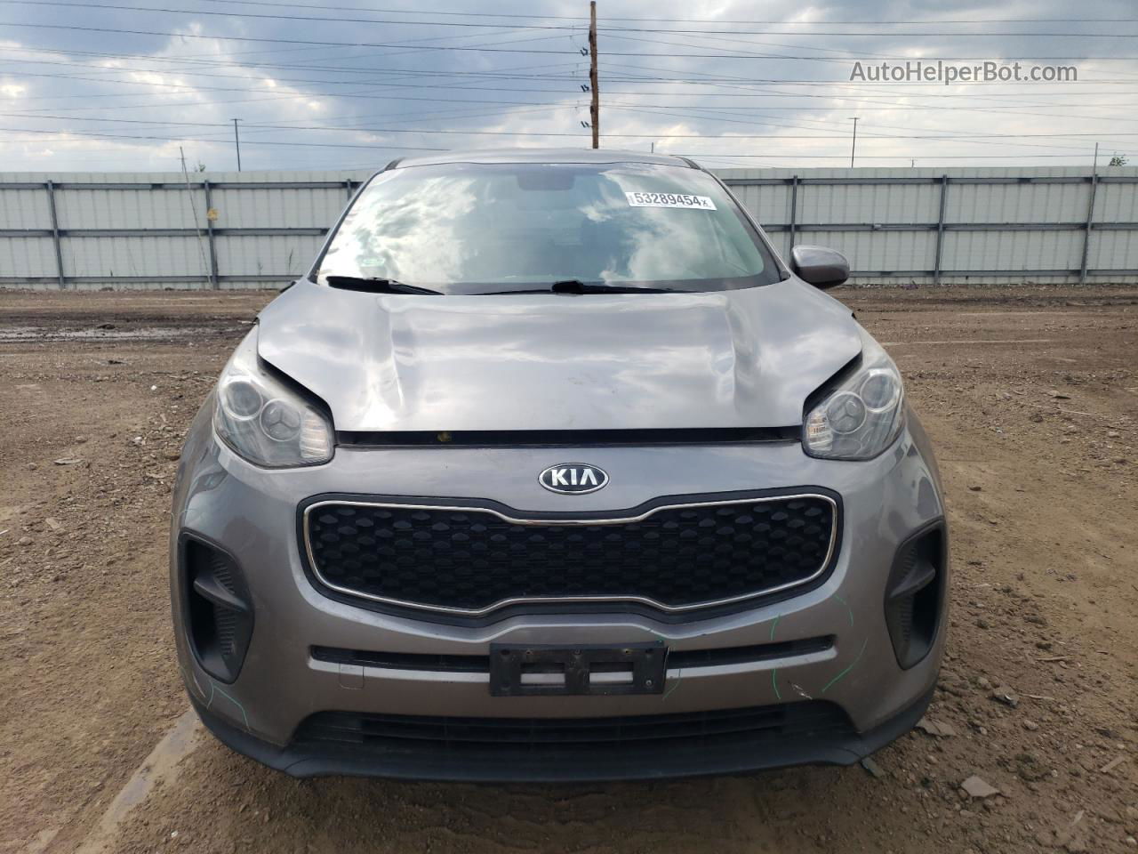 2017 Kia Sportage Lx Silver vin: KNDPM3ACXH7167451