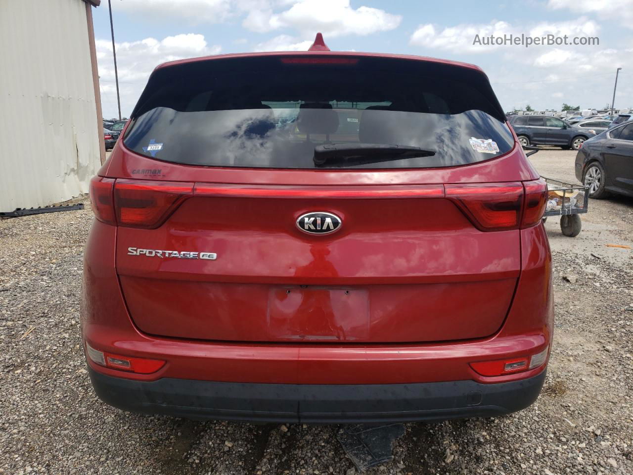 2017 Kia Sportage Lx Red vin: KNDPM3ACXH7218155