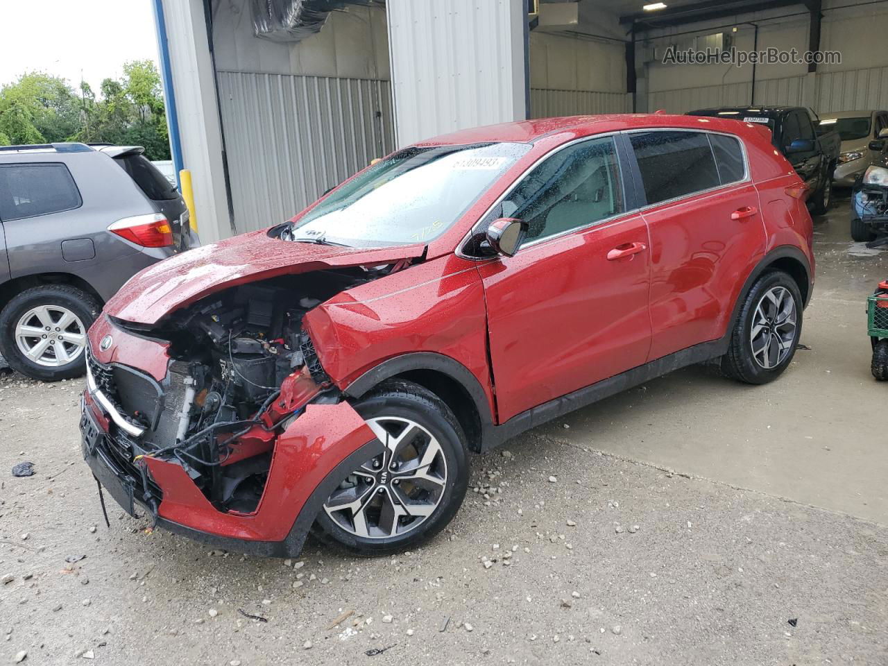 2020 Kia Sportage Lx Red vin: KNDPM3ACXL7701685