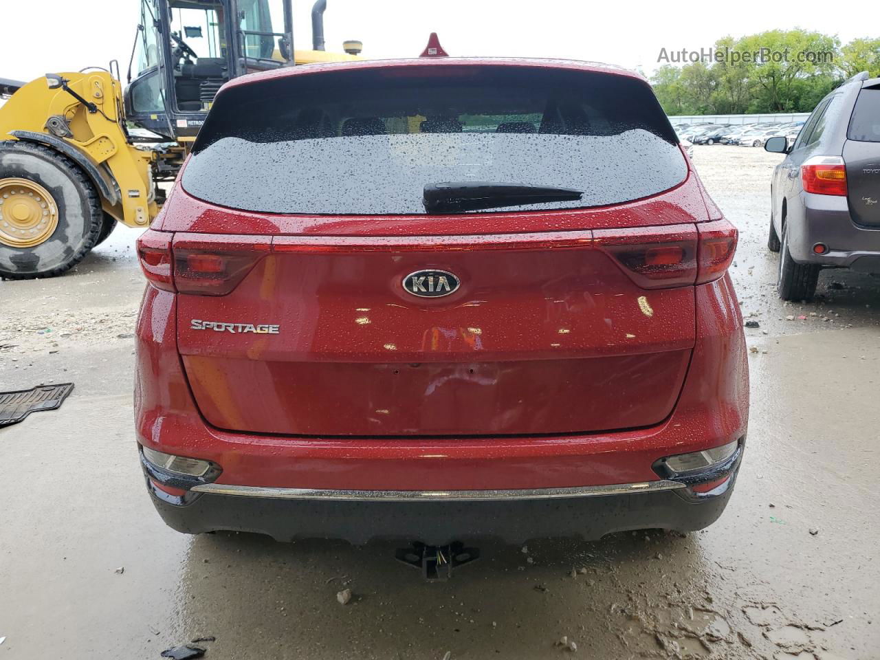 2020 Kia Sportage Lx Red vin: KNDPM3ACXL7701685