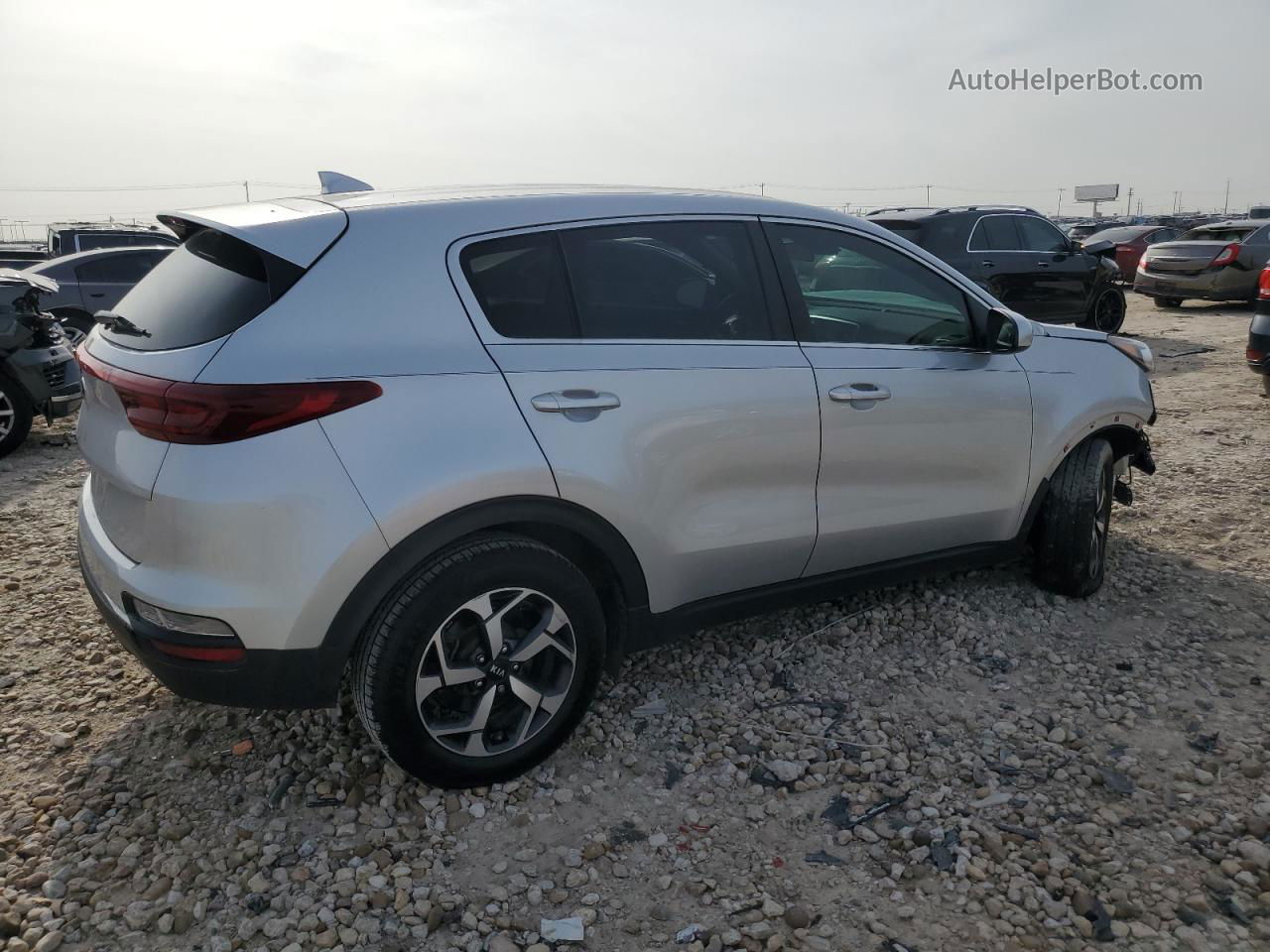 2020 Kia Sportage Lx Silver vin: KNDPM3ACXL7736856