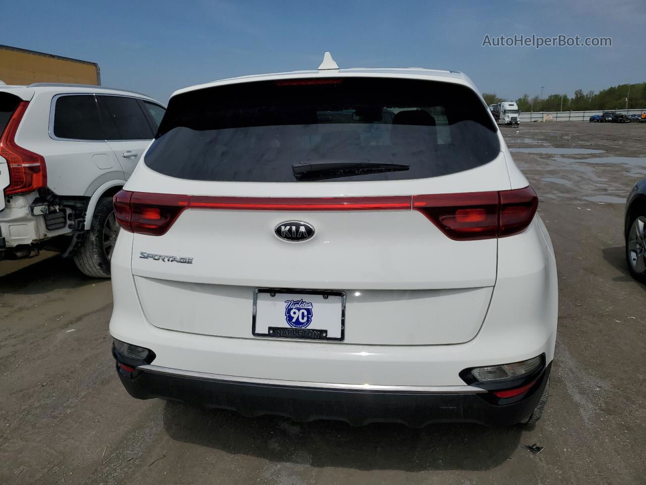 2020 Kia Sportage Lx White vin: KNDPM3ACXL7757318