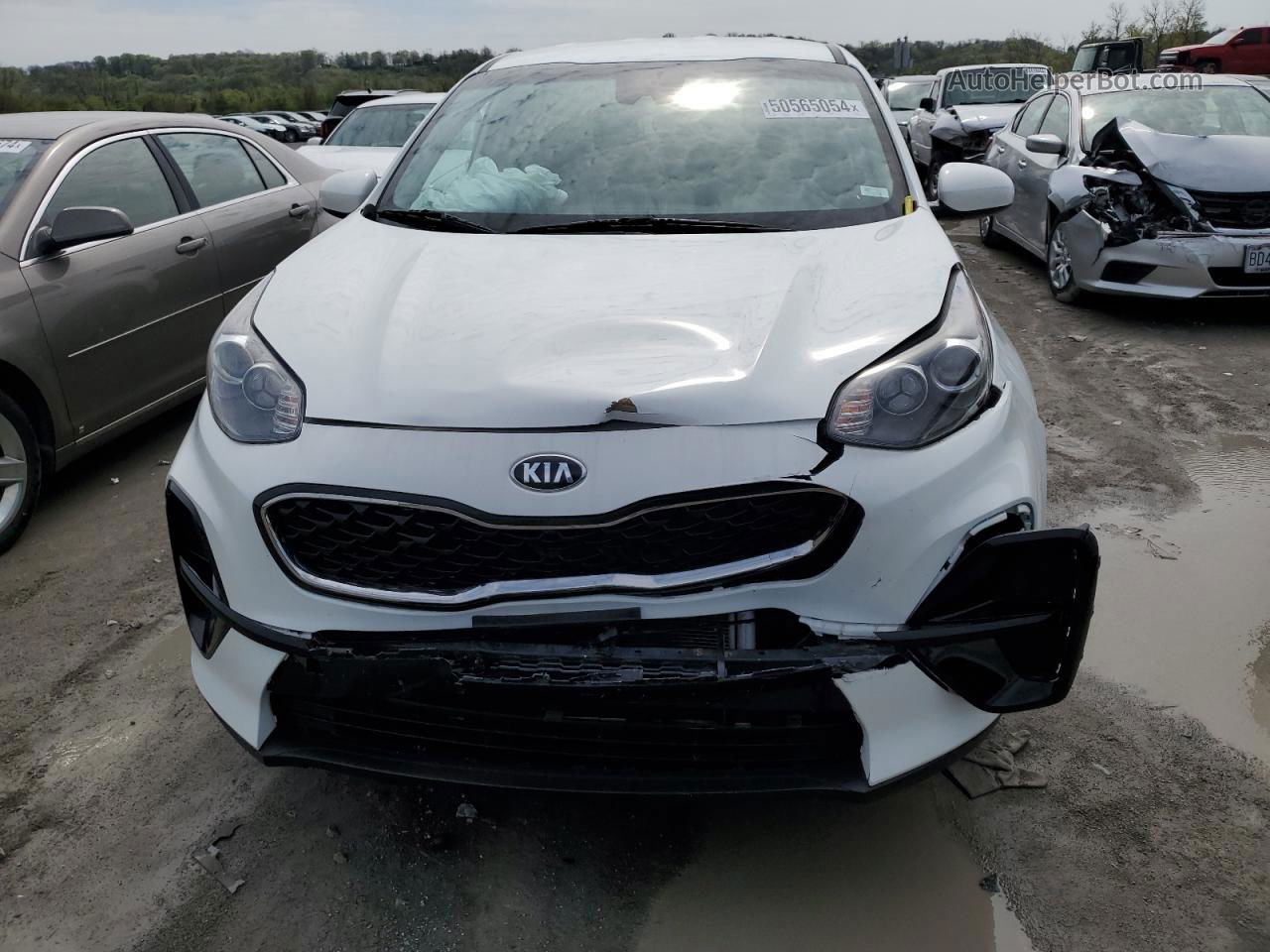 2020 Kia Sportage Lx White vin: KNDPM3ACXL7757318