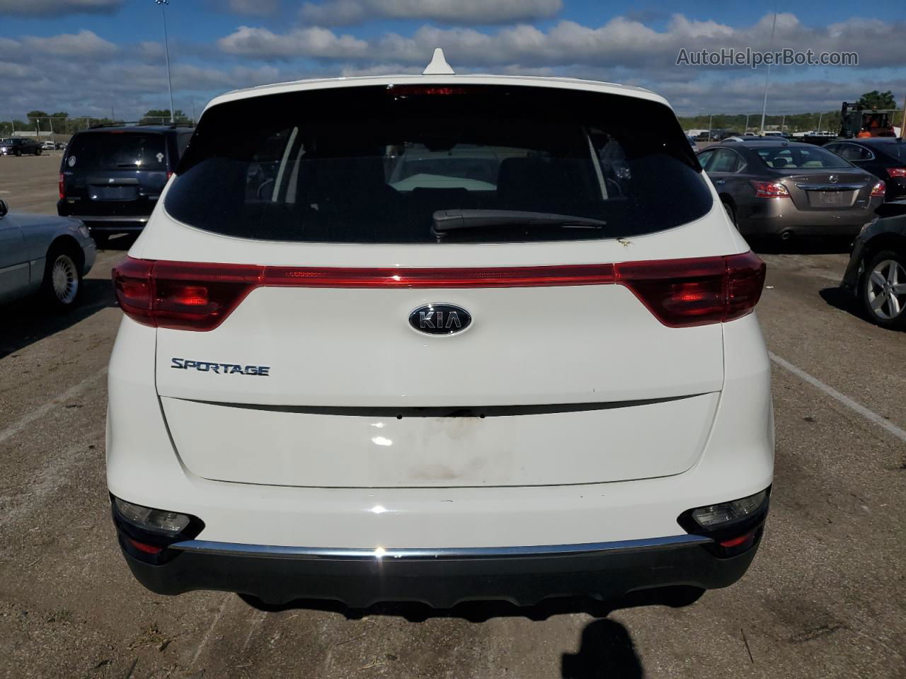 2020 Kia Sportage Lx White vin: KNDPM3ACXL7760025