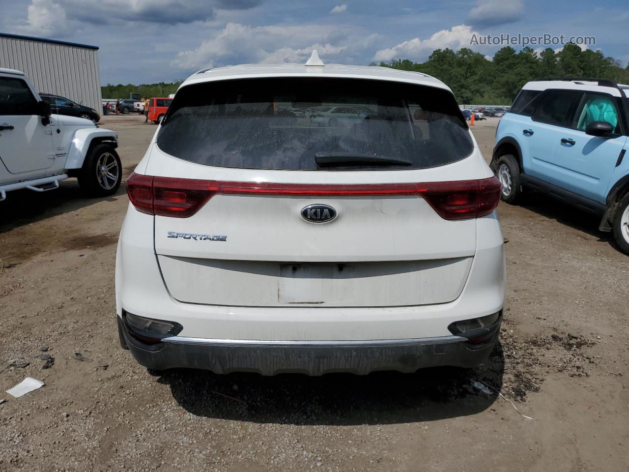 2020 Kia Sportage Lx Белый vin: KNDPM3ACXL7763281