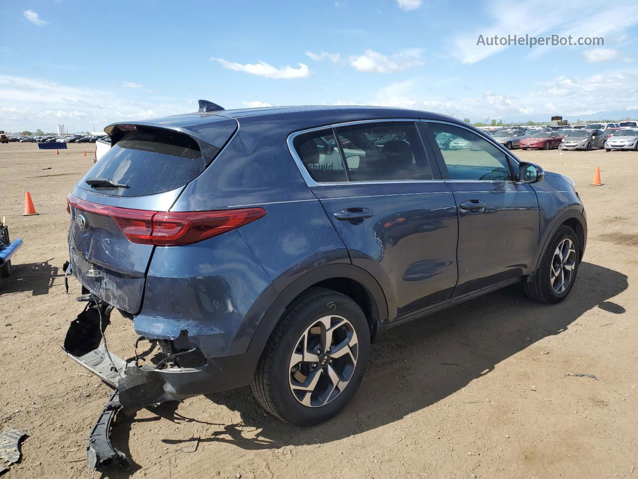 2020 Kia Sportage Lx Gray vin: KNDPM3ACXL7796491