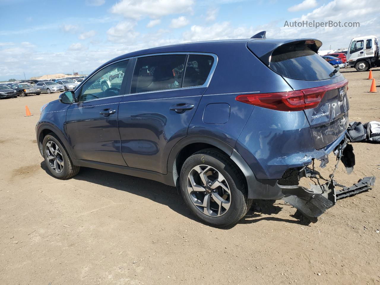 2020 Kia Sportage Lx Gray vin: KNDPM3ACXL7796491