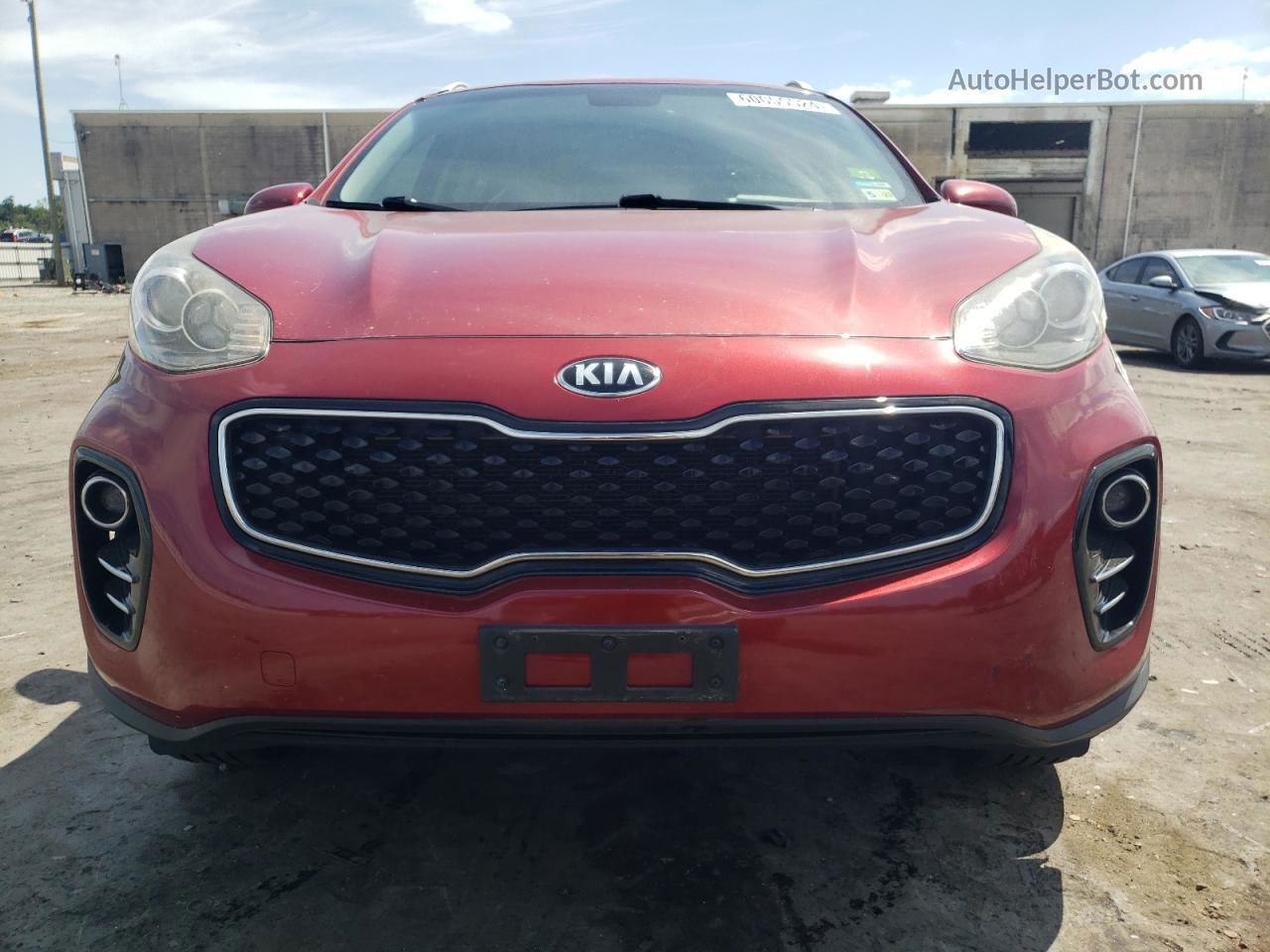 2017 Kia Sportage Lx Темно-бордовый vin: KNDPMCAC0H7042538