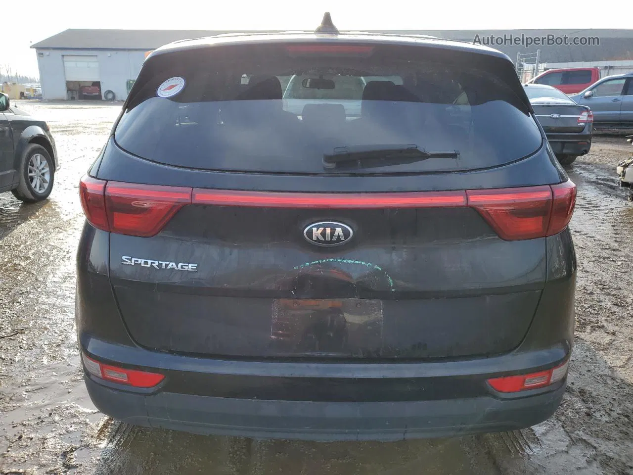 2017 Kia Sportage Lx Black vin: KNDPMCAC0H7065656