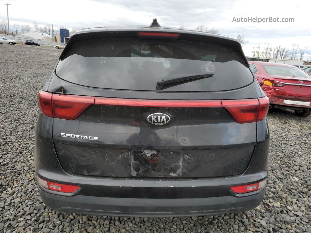 2017 Kia Sportage Lx Black vin: KNDPMCAC0H7076270