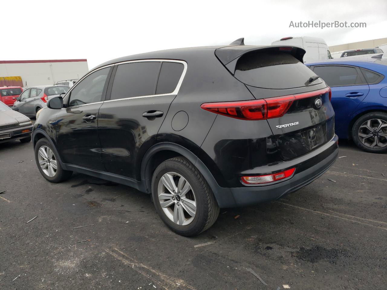 2017 Kia Sportage Lx Черный vin: KNDPMCAC0H7080206