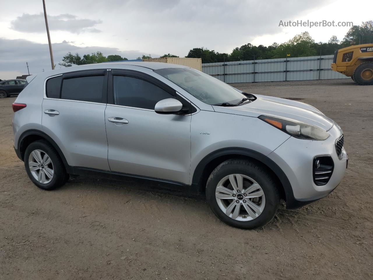 2017 Kia Sportage Lx Серебряный vin: KNDPMCAC0H7139674