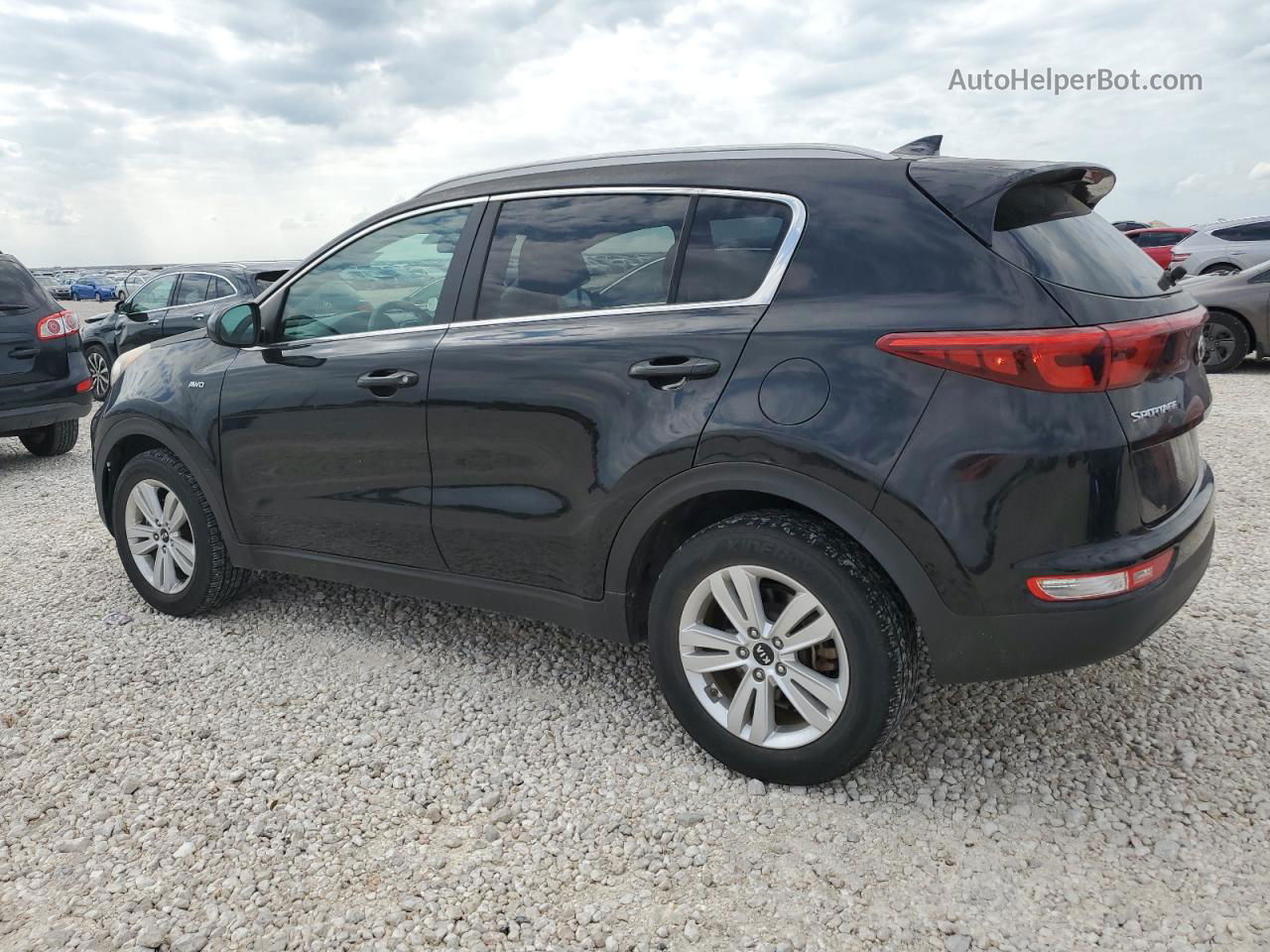 2017 Kia Sportage Lx Black vin: KNDPMCAC0H7151680