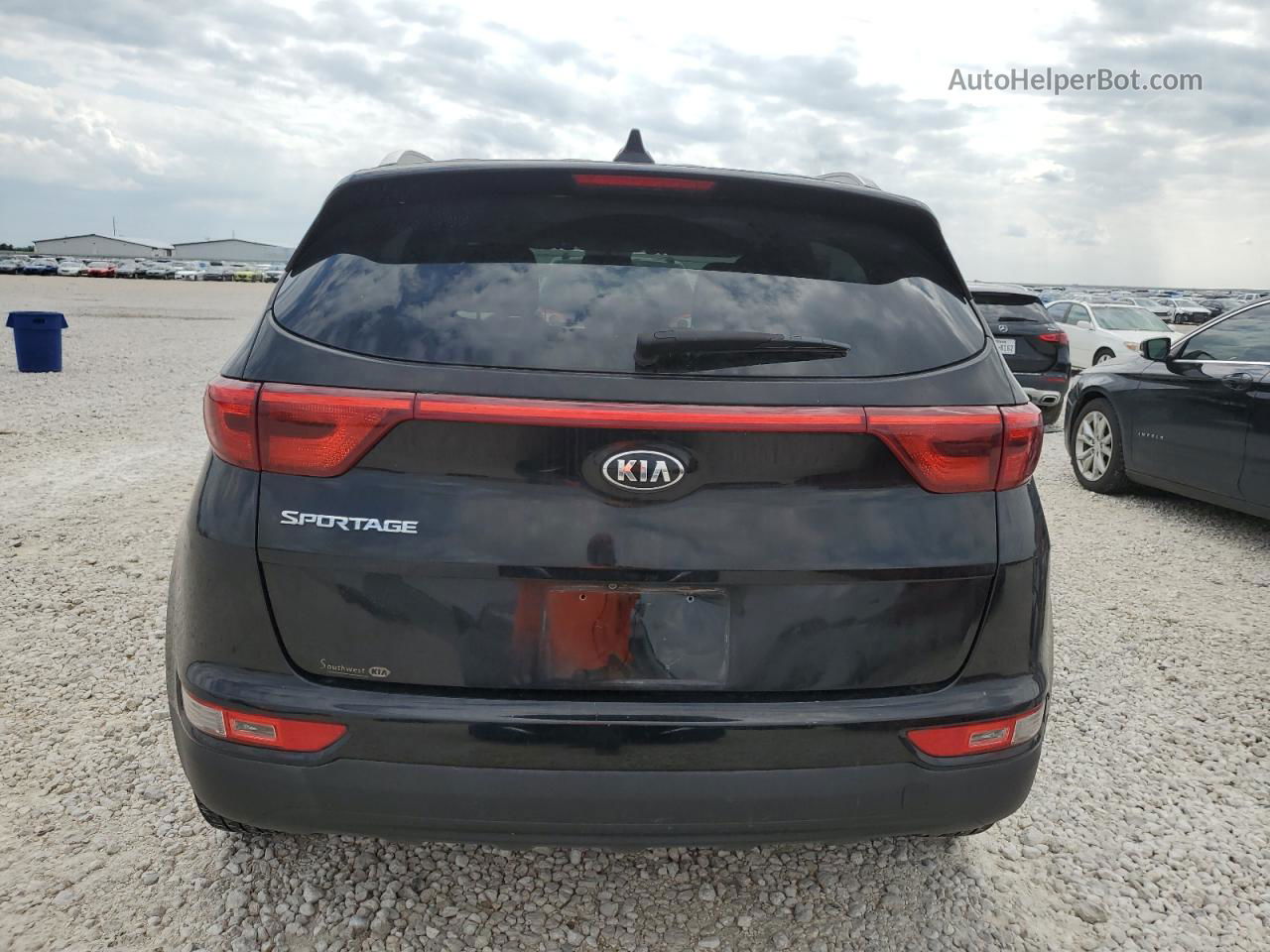 2017 Kia Sportage Lx Black vin: KNDPMCAC0H7151680