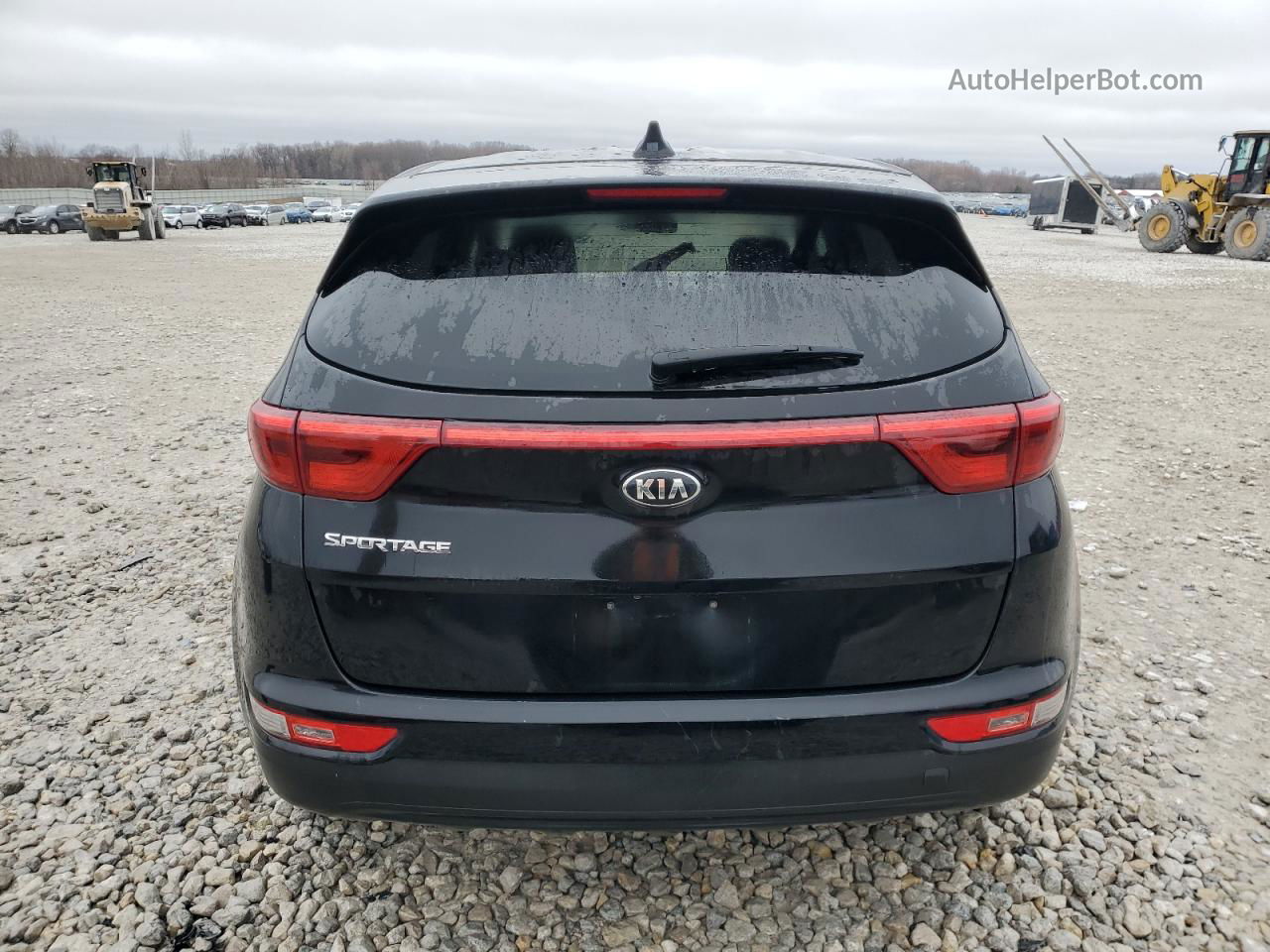 2017 Kia Sportage Lx Black vin: KNDPMCAC0H7262486