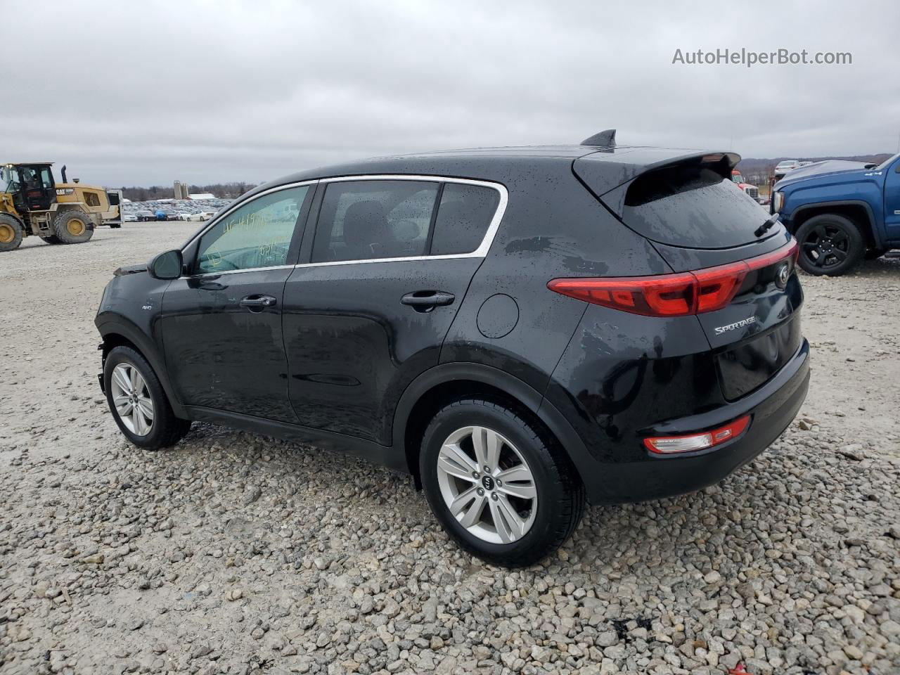 2017 Kia Sportage Lx Black vin: KNDPMCAC0H7262486