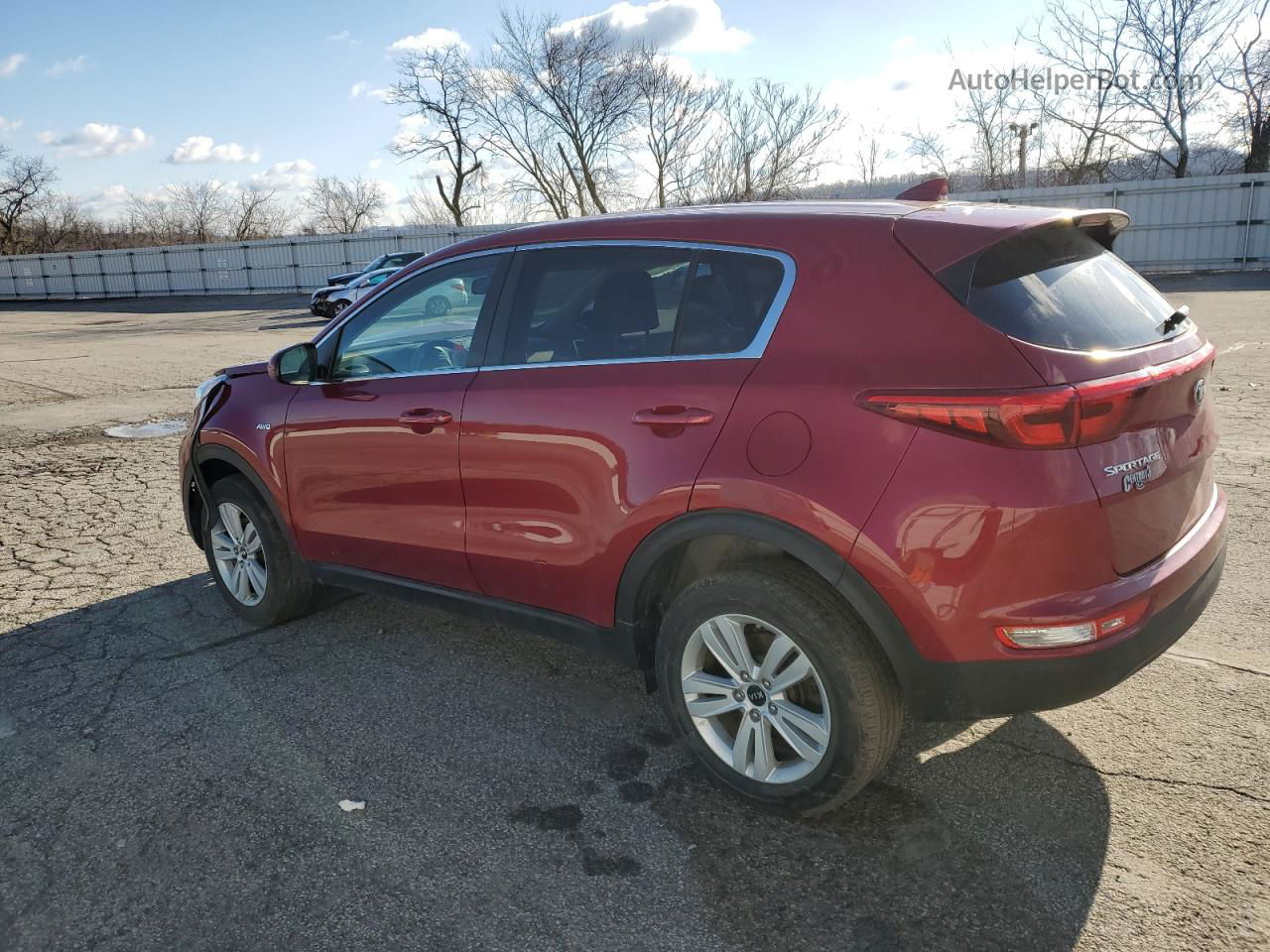 2017 Kia Sportage Lx Red vin: KNDPMCAC0H7280535