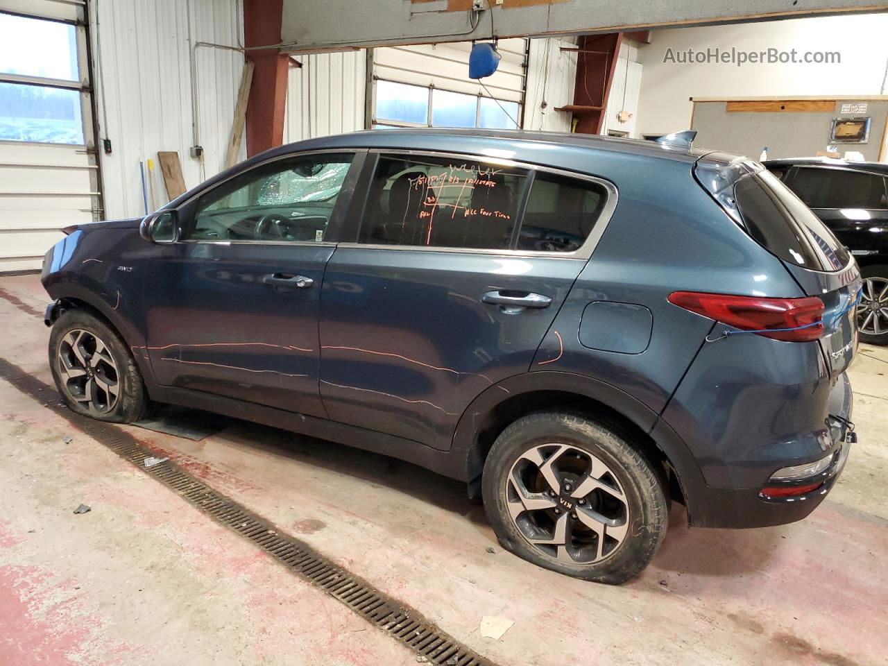 2020 Kia Sportage Lx Blue vin: KNDPMCAC0L7735621