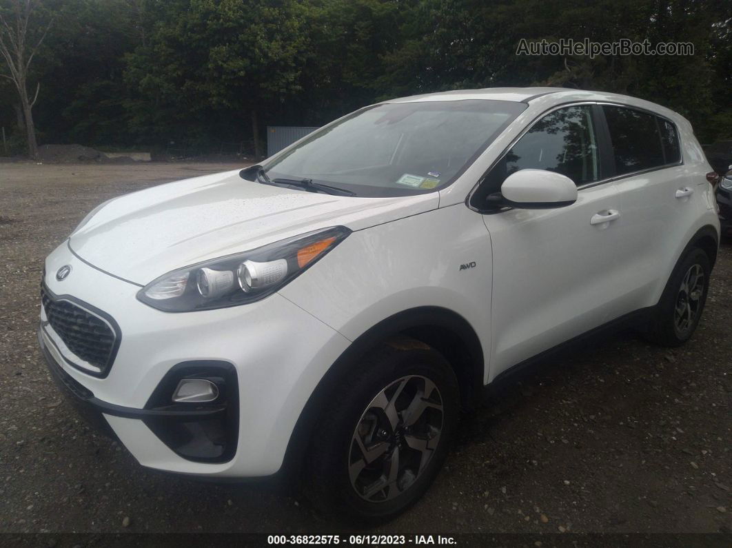 2020 Kia Sportage Lx White vin: KNDPMCAC0L7748529