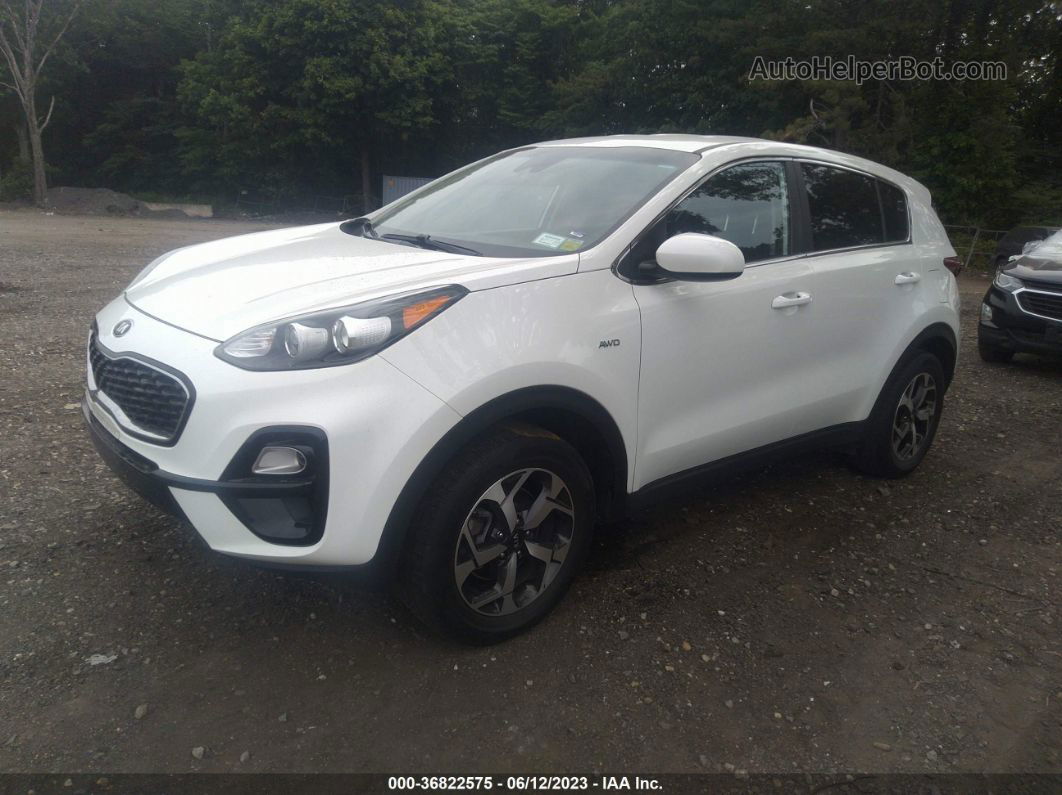 2020 Kia Sportage Lx White vin: KNDPMCAC0L7748529