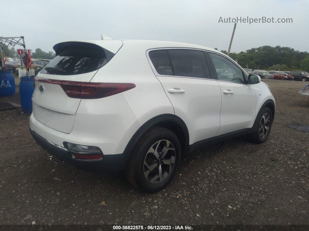 2020 Kia Sportage Lx White vin: KNDPMCAC0L7748529