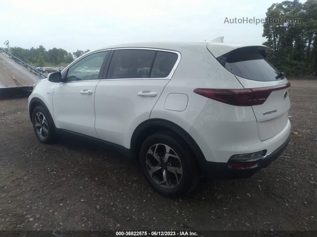 2020 Kia Sportage Lx White vin: KNDPMCAC0L7748529