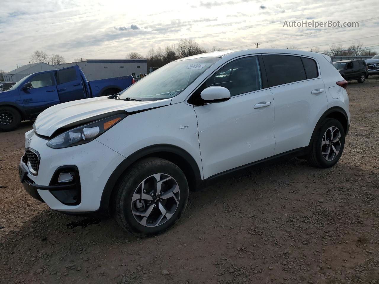 2020 Kia Sportage Lx Белый vin: KNDPMCAC0L7771762