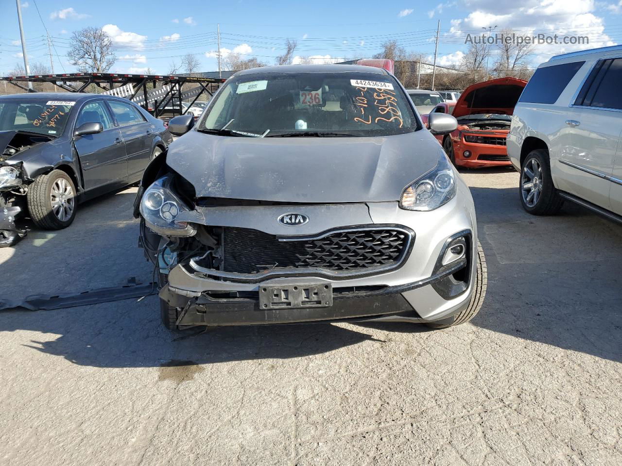 2020 Kia Sportage Lx Silver vin: KNDPMCAC0L7811693