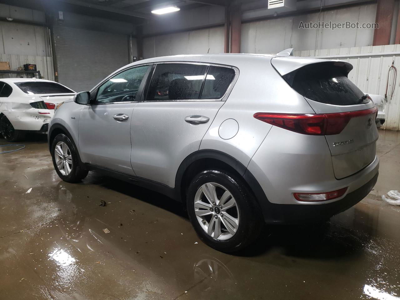 2017 Kia Sportage Lx Silver vin: KNDPMCAC1H7065083