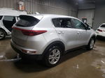 2017 Kia Sportage Lx Silver vin: KNDPMCAC1H7065083