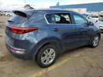 2017 Kia Sportage Lx Синий vin: KNDPMCAC1H7090467