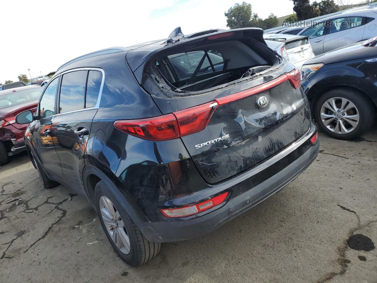 2017 Kia Sportage Lx Black vin: KNDPMCAC1H7207352