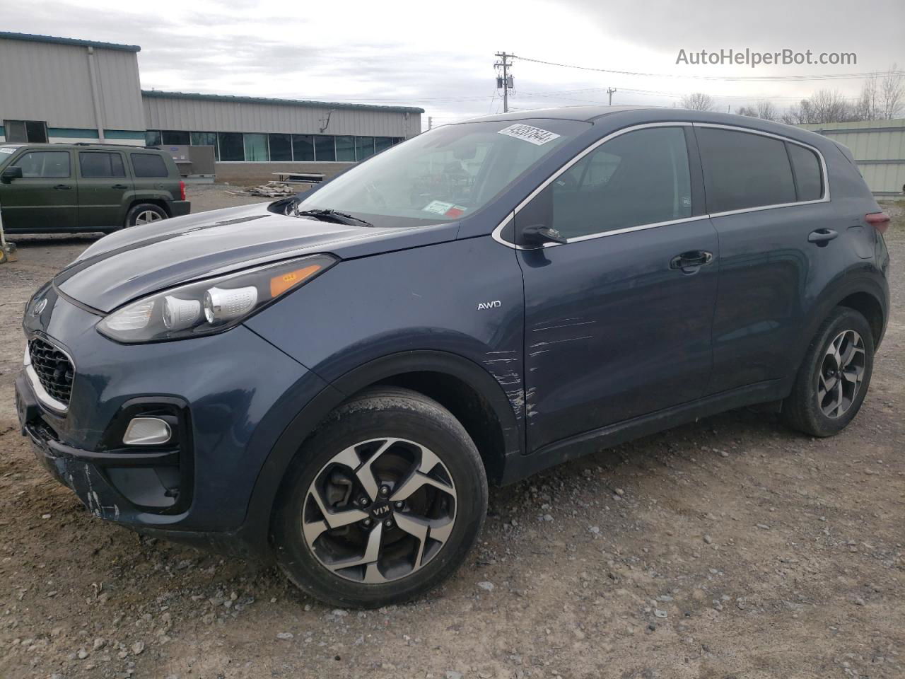 2020 Kia Sportage Lx Blue vin: KNDPMCAC1L7630909