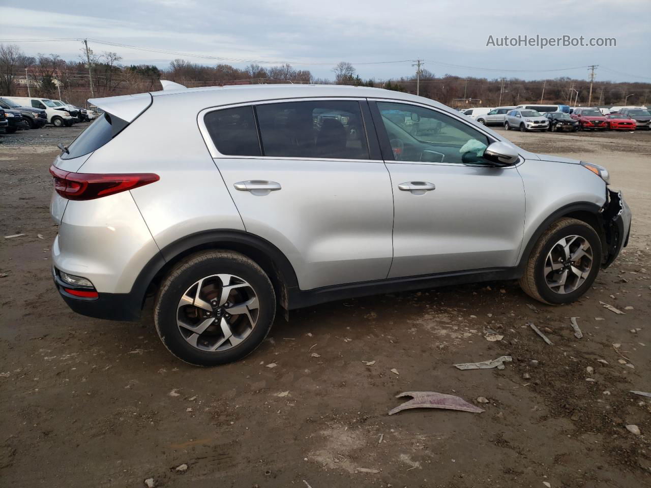 2020 Kia Sportage Lx Silver vin: KNDPMCAC1L7631509