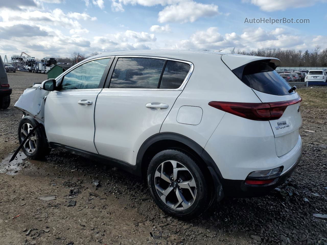 2020 Kia Sportage Lx Белый vin: KNDPMCAC1L7672397