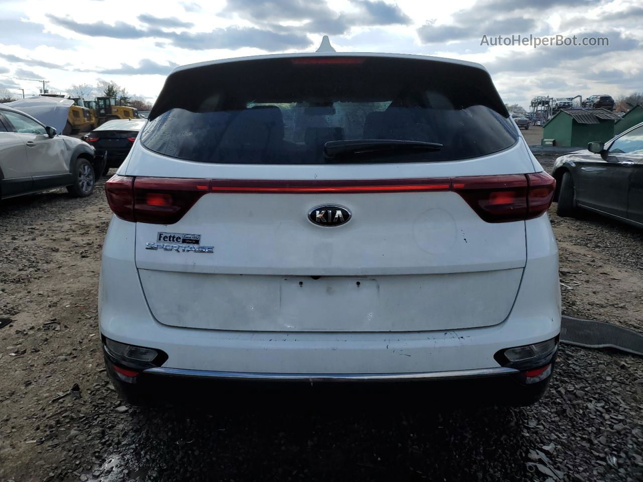 2020 Kia Sportage Lx Белый vin: KNDPMCAC1L7672397