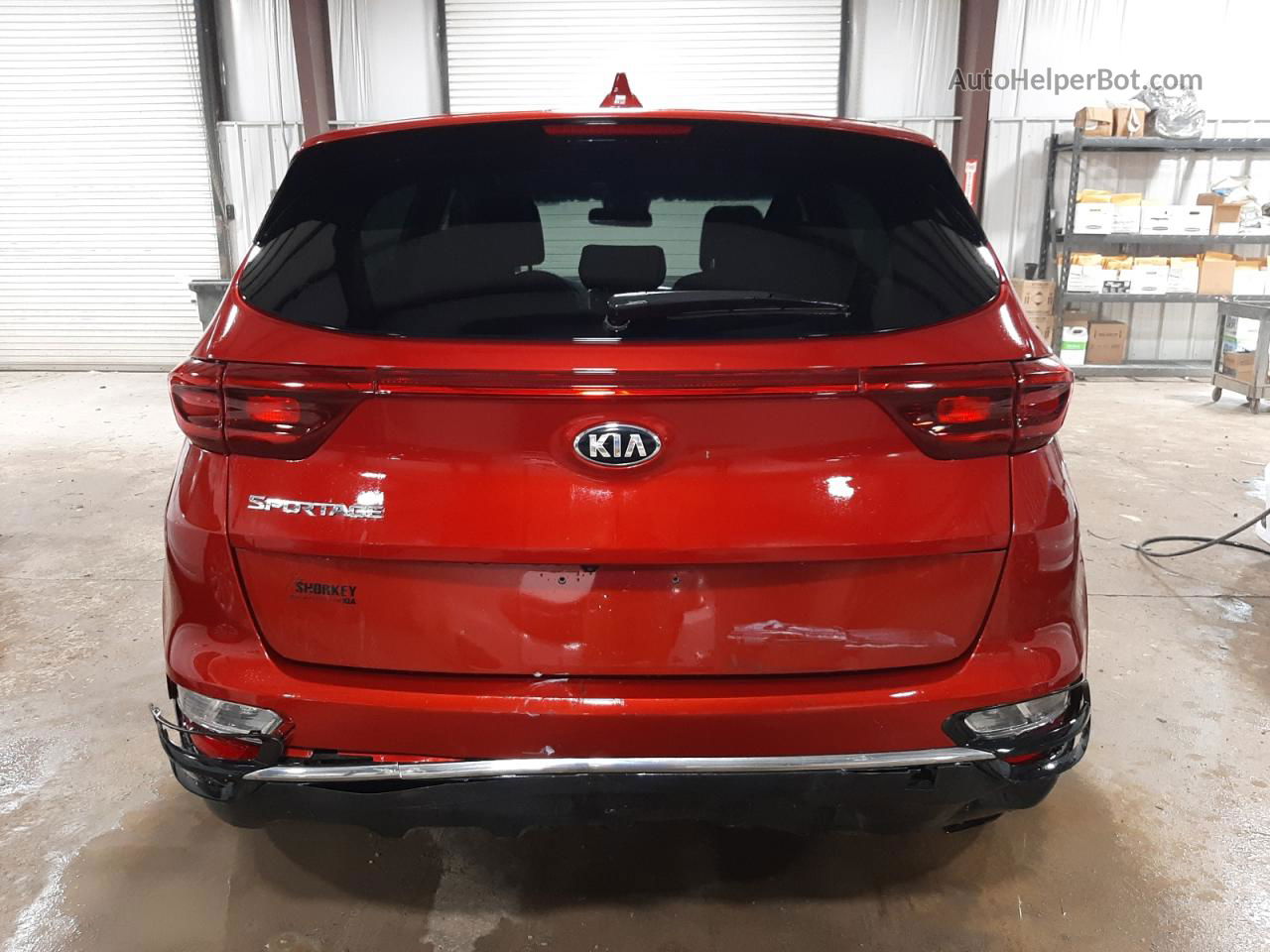 2020 Kia Sportage Lx Темно-бордовый vin: KNDPMCAC1L7699597