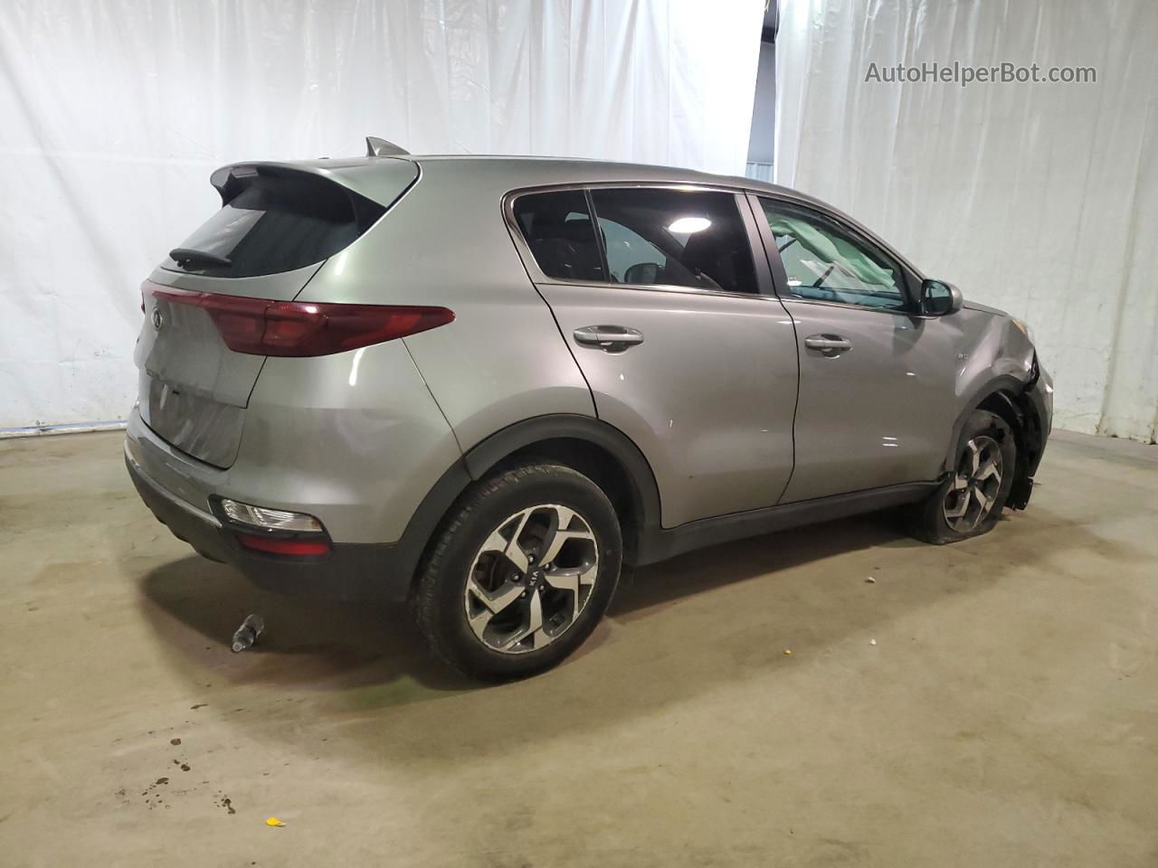 2020 Kia Sportage Lx Gray vin: KNDPMCAC1L7751729