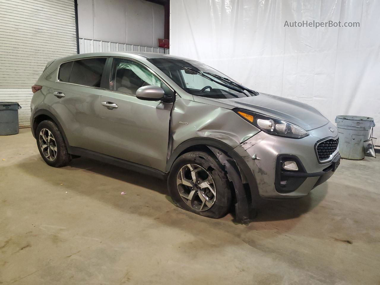 2020 Kia Sportage Lx Gray vin: KNDPMCAC1L7751729